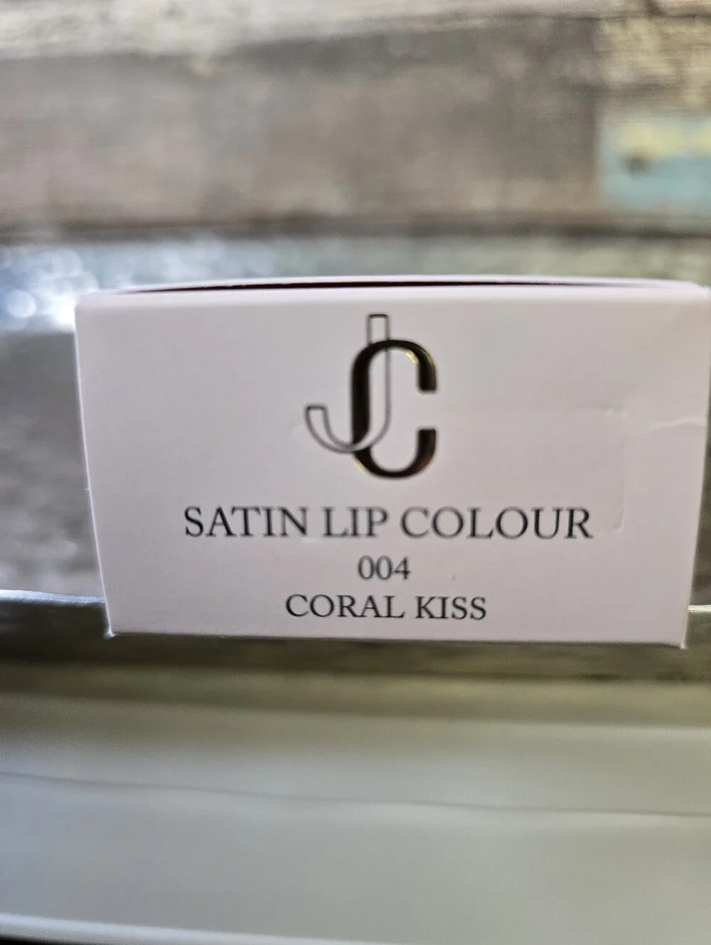 Jimmy Choo Seduction Collection Satin Lip Colour In Coral Kiss, NEW